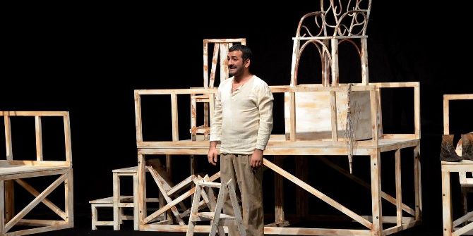 Bozüyük Tiyatro Günlerinde “Bir Delinin Hatıra Defteri” Oyunu Sahnelendi