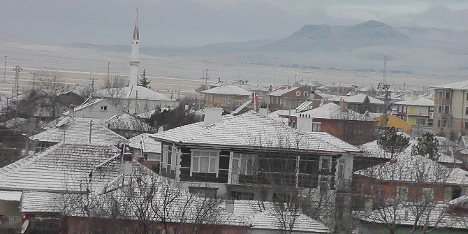 Kulu Kar Yağışının Ardından Beyaza Büründü