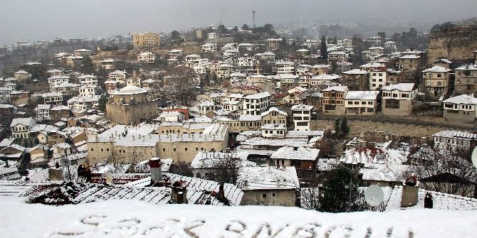 Safranbolu’ya Sezonun İlk Karı Düştü