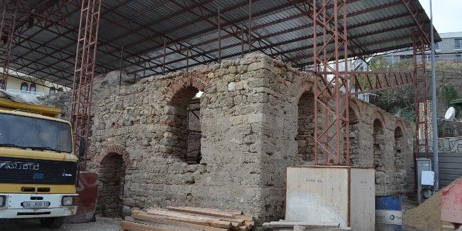 Tarihi Şengül Hamamı Onarılıyor