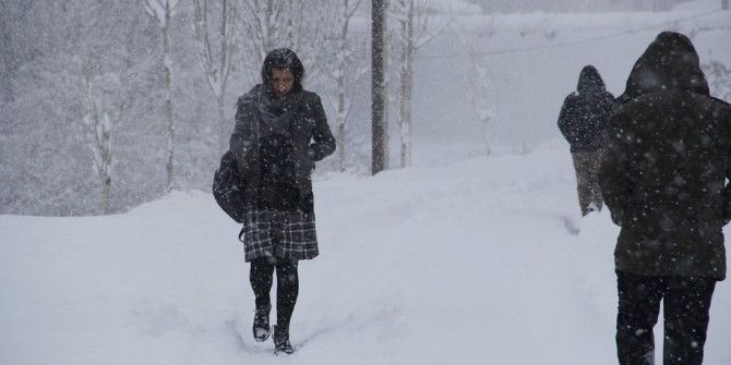 Başkale’de Okullara Kar Tatili