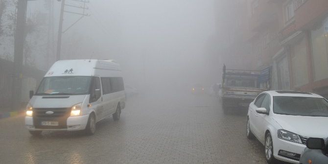 Şırnak’ta Sis Nedeniyle Görüş Mesafesi 5 Metreye Düştü