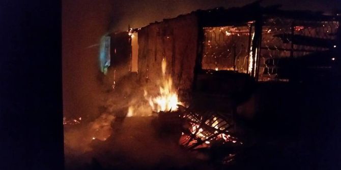 Tokat’ta Ev Yangını