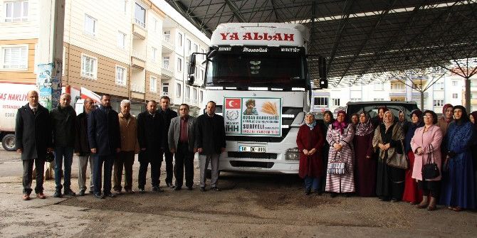 Aksaray’dan Halep’e Yardım Tır’ı Gönderildi