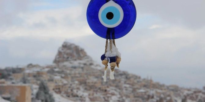 Kapadokya’dan Muhteşem Kar Manzaraları