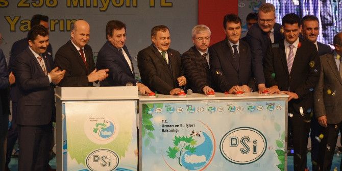 Bakan Eroğlu 14 Yatırımın Temelini Attı