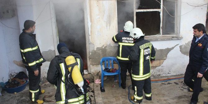 Adıyaman’da İkamet Yangını