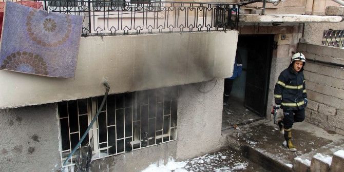 Soba Evde Yangına Neden Oldu