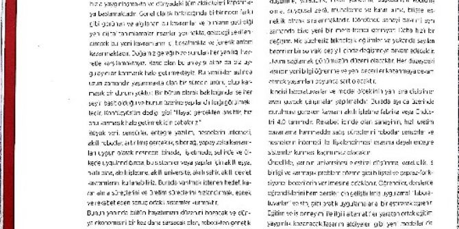 Saü Rektörü Muzaffer Elmas’ın Makalesi Yayımlandı