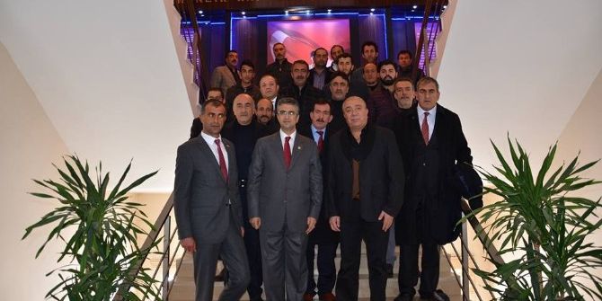 Mhp Milletvekili Aydın’dan Çat Belediyesi’ne Ziyaret