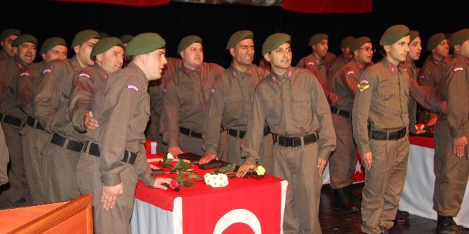 Bartın’da 365’inci Kısa Dönem Jandarma Erler Törenle Yemin Etti