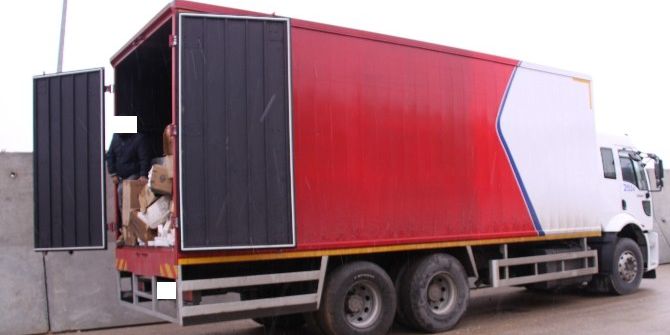 Kargo Görünümlü, Sahte Evraklı Kamyondan 203 Bin Paket Kaçak Sigara Çıktı