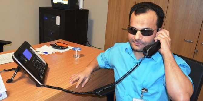 Görme Engelli Santral Görevlisi Yaklaşık 2 Bin Numarayı Ezbere Biliyor