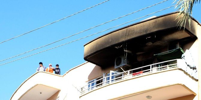 Antalya’da Ev Yangını Korkuttu