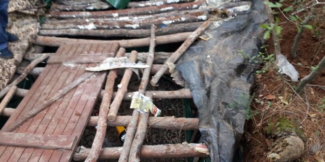 Jandarma, İzmir’de Terör Örgütüne Ait Sığınak Ve Depolar Buldu