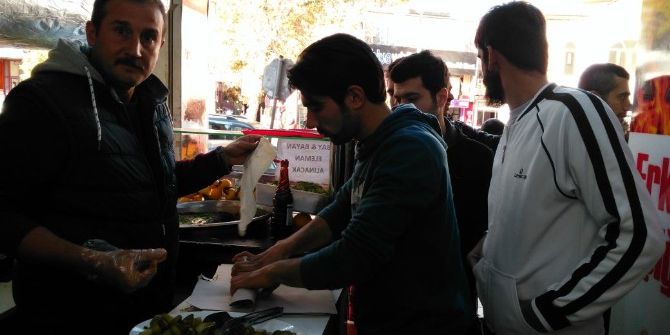 Engellilere Ücretsiz Çiğköfte İkramı