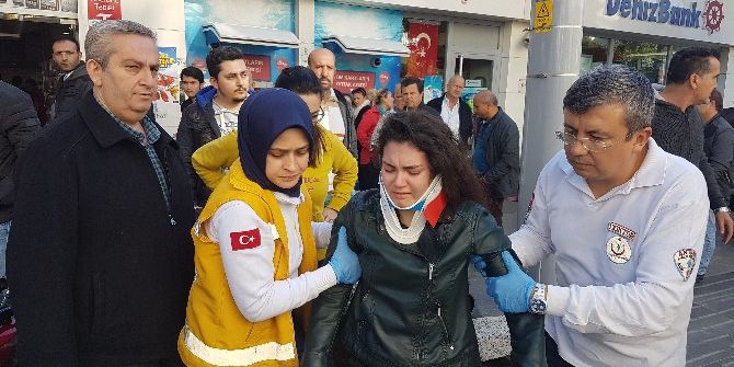 Yaya Geçidinde Hastanelik Oldu