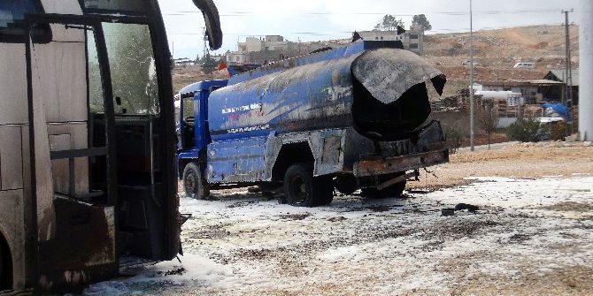 Gaziantep’te Boş Tanker Patladı