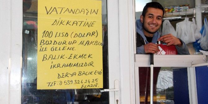 Elazığlılardan Tl’ye Destek