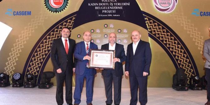 Ortahisar’a ‘Kadın Dostu Belediye Ödülü’ Verildi