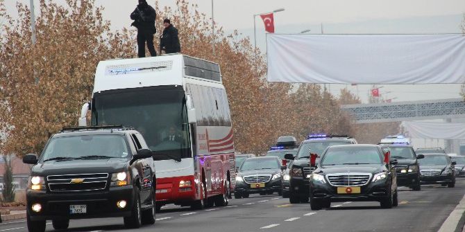 Cumhurbaşkanı Erdoğan Ve Başbakan Yıldırım Kayseri’ye Geldi