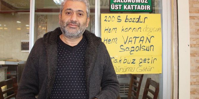 Gaziantep Esnafından 200 Dolar Bozdurana Yemek Bedava