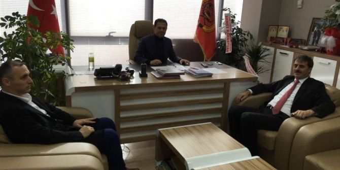 Başkan Alemdar, İtfaiye Başkanı Arancı’ya Hayırlı Olsun Ziyaretinde Bulundu