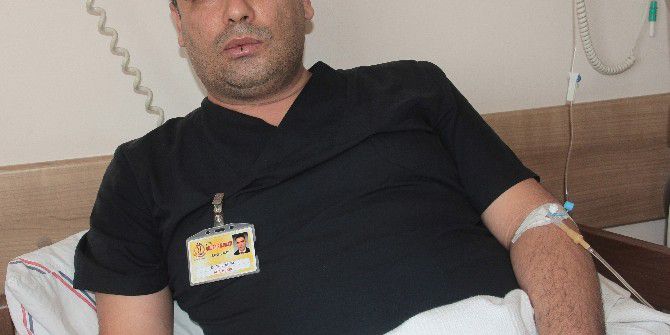 Doktora "Ambulans" Dayağı Kamerada