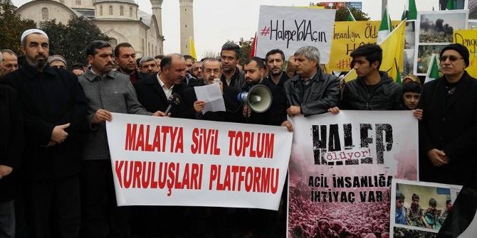 Sivil Toplum Kuruluşlarından Halep İçin Yardım Kampanyası