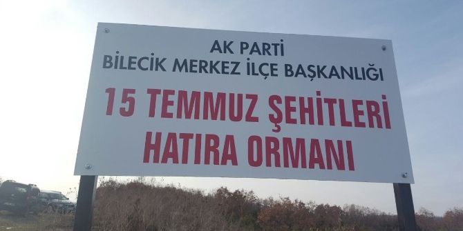 Ak Parti’den 15 Temmuz Şehitleri Hatıra Ormanı