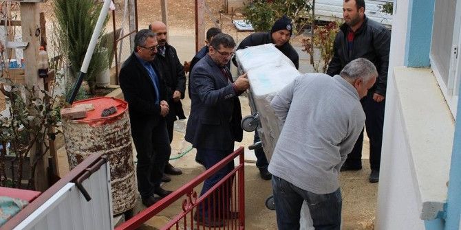 -Büyükşehir Belediyesinden Hasta Yatağı Yardımı