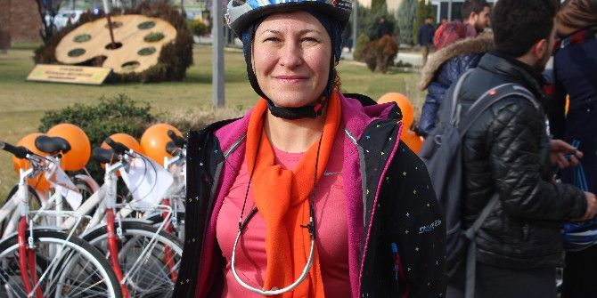 Kadına Şiddete Karşı Pedal Çevirdiler