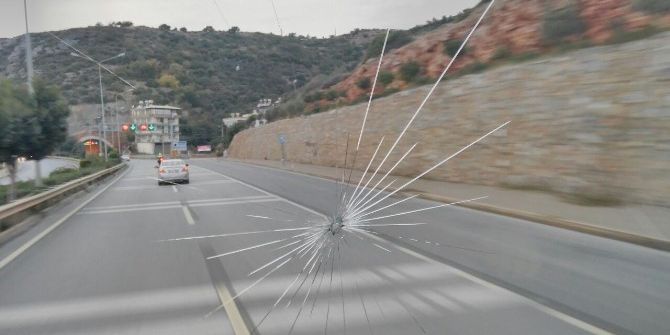 Konyaspor Takım Otobüsü Alanya’da Taşlandı