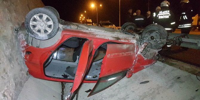 Samsun’da Otomobil Takla Attı: 5 Yaralı