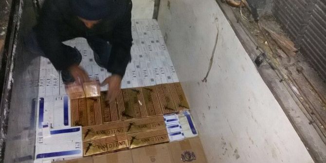 Tır Dorsesine Zulalanmış 53 Bin Paket Kaçak Sigara Yakalandı