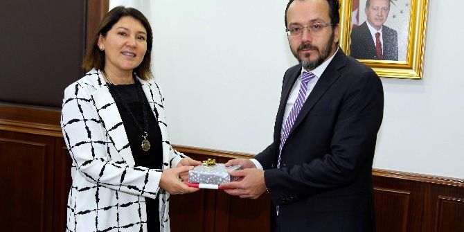 Çıldır Havalimanı Genel Müdürü Karamık’tan Rektör Bircan’a Ziyaret