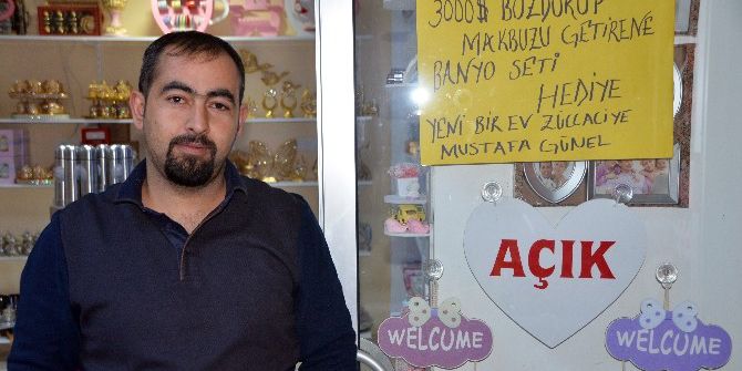 3 Bin Dolar Bozdurana 200 Tl’lik Banyo Seti Hediye