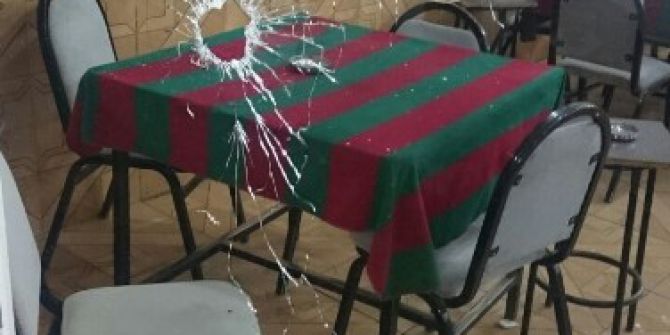 Yüzleri Maskeli Şahıslar İş Yerlerine Ateş Açtı: 2 Yaralı