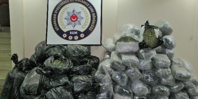 Diyarbakır’da 544 Kilo 800 Gram Esrar Ele Geçirildi