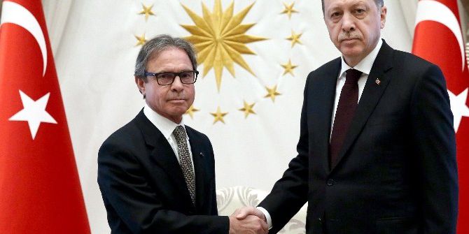 Brezilya Büyükelçisi Cumhurbaşkanı Erdoğan’a Güven Mektubu Sundu