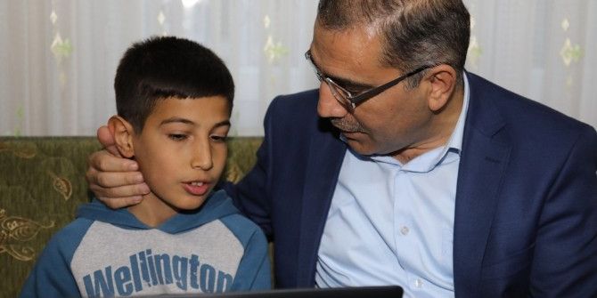 Küçük Samet Hayalini Kurduğu Bilgisayara Kavuştu