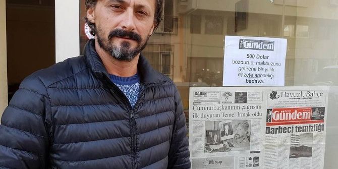 500 Dolar Bozdurup Getirene 1 Yıllık Gazete Bedava