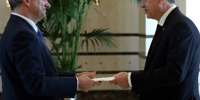 İsrail Büyükelçisi Cumhurbaşkanı Erdoğan’a Güven Mektubu Sundu