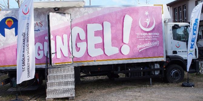 Lapseki’de Ücretsiz Kanser Tarama Standı Açıldı