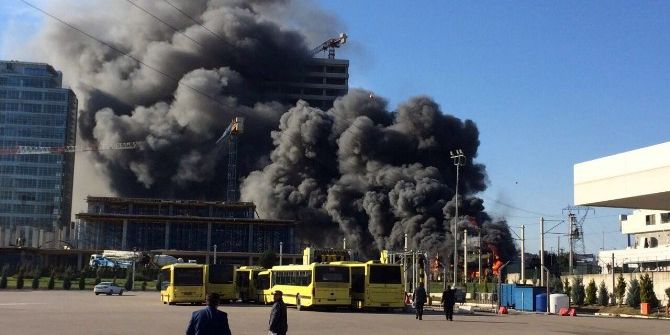 Bursa’da Yangın Çıktı, Metro Seferleri Durduruldu