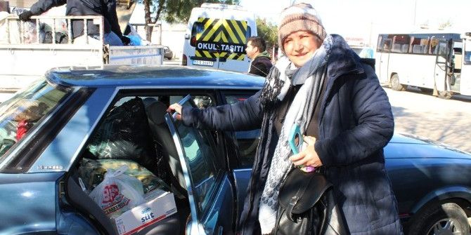 Ayvalık’taki Sel Afetinin Ardından Yardıma Koştu