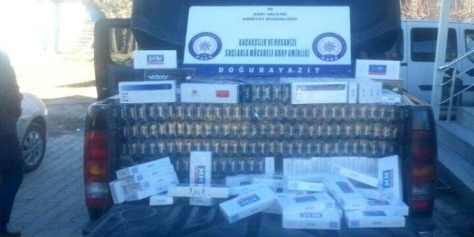 Doğubayazıt’ta Sigara Kaçakçılığı