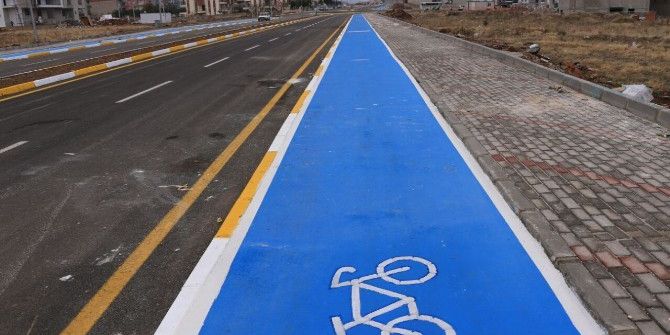 Merkezefendi’ye 7 Bin 500 Metre Bisiklet Yolu