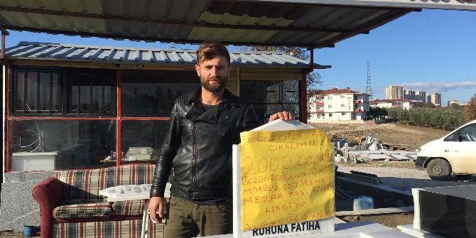 Dolarını Bozdurana 750 Tl’lik Mezar Taşı Ücretsiz
