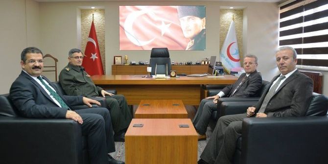 Tuğgeneral Kılıçaslan’dan, Dr. Yemenici’ye Ziyaret